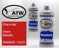Preview: Chevrolet, Vixen Metallic, WA695D / GUO: 400ml Sprühdose + 400ml Klarlack - Set, von ATW Autoteile West.